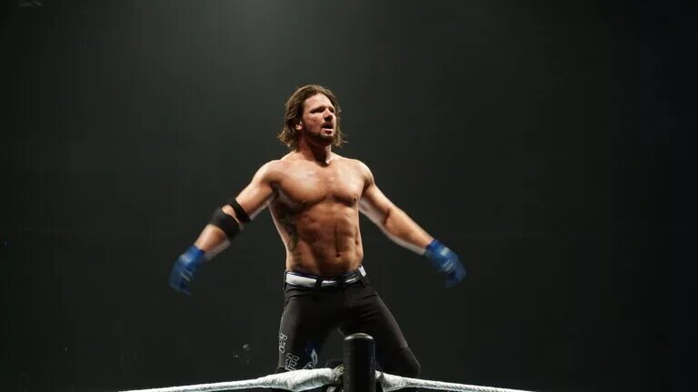 A photo of AJ Styles, a star who will have a WWE Retirement Tour in 2026.