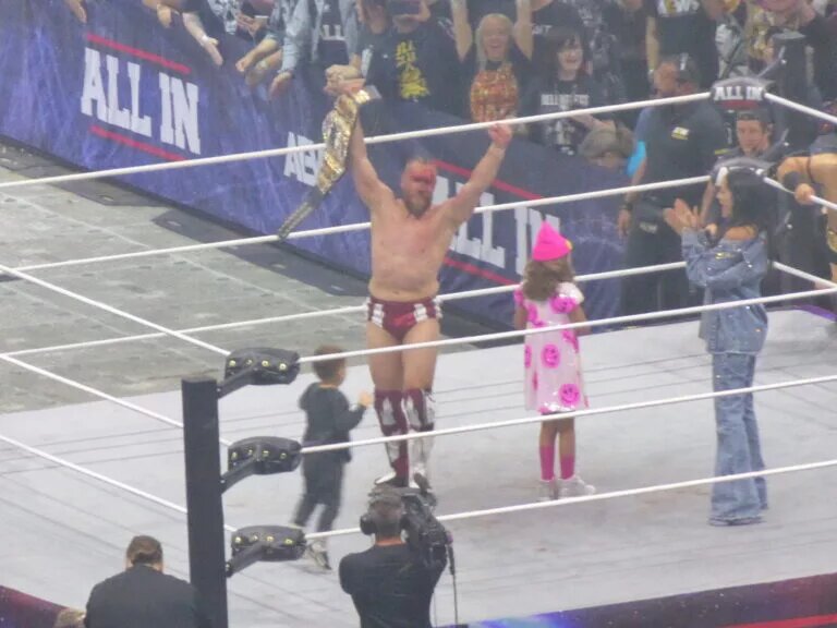 A photo of AEW star Bryan Danielson, FKA as Daniel Bryan in WWE.