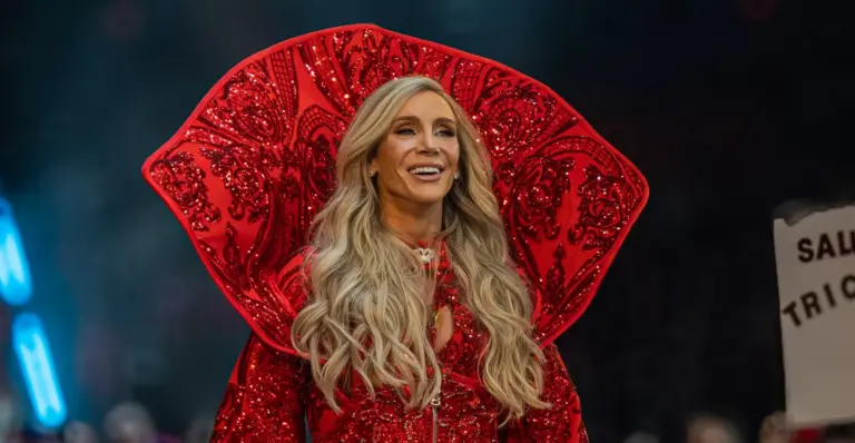 A photo of one of the greatest WWE heels of the new era, Charlotte Flair.