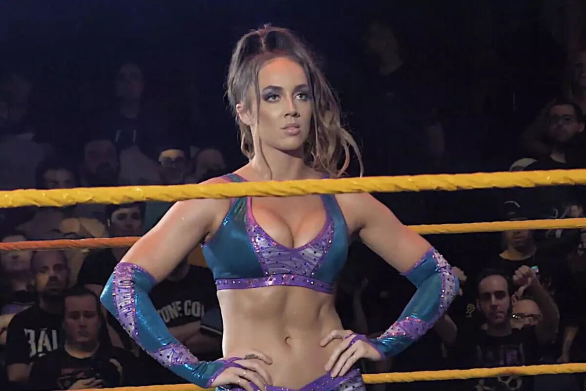 A photo of WWE star Chelsea Green, who defended Nia Jax for the SmackDown botch.