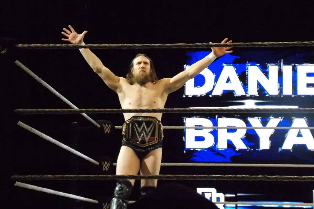 A photo of former WWE New Era star, Daniel Bryan, AKA Bryan Danielson.