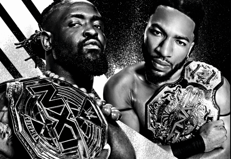 Oba Femi vs Trick Williams for NXT and TNA Championship