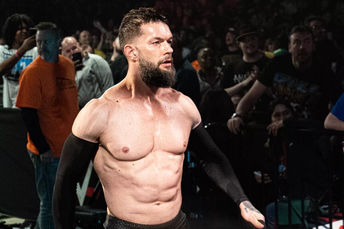 A graphic of The Judgment Day leader, WWE Superstar Finn Balor.