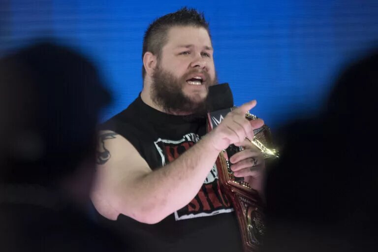 A photo of one of the greatest WWE heels of the new era, Kevin Owens