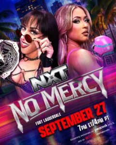 WWE NXT No Mercy Poster, Jacy Jayne vs. Lola Vice for the NXT Women's Championship