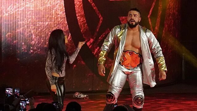 Image of Andrade and Zelina Vega