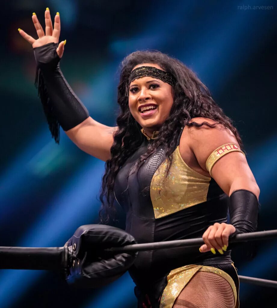 A photo of AEW original Nyla Rose.
