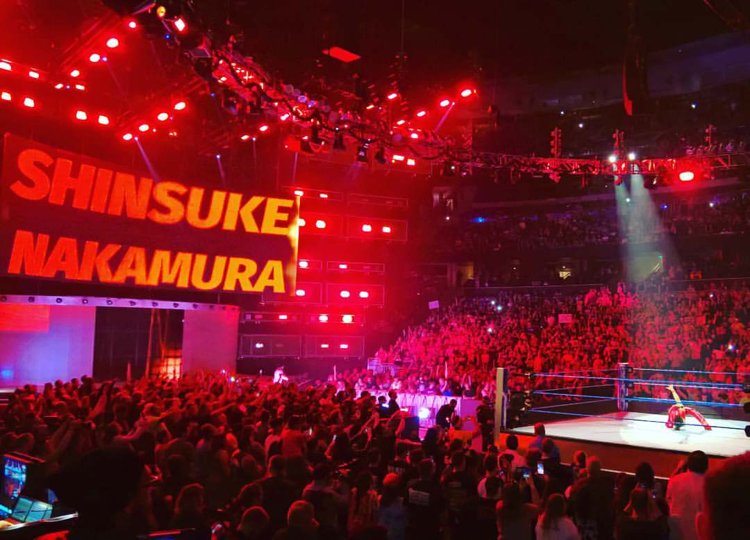 A photo of WWE star Shinsuke Nakamura.