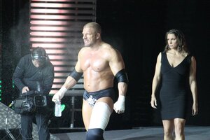 Image of WWE's Triple H and Stephanie McMahon