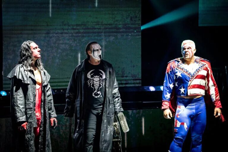 A photo of former WCW, WWE, and TNA Wrestling star, current AEW legend Sting.