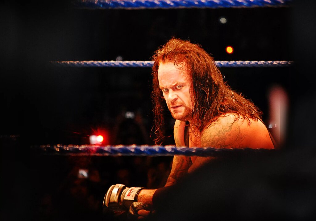 A photo of WWE legend The Undertaker.