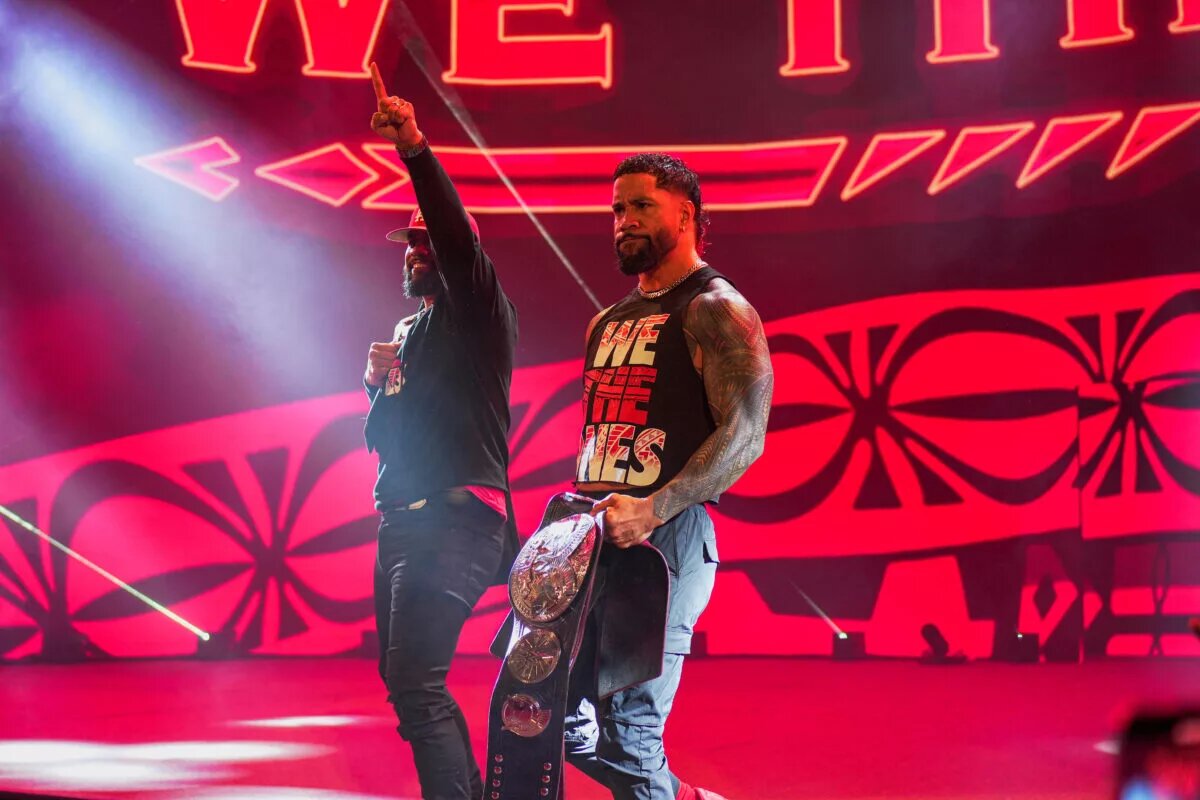 A photo of former WWE Tag Team Champion The Usos in WWE.