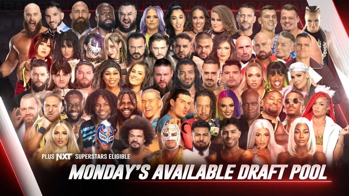 WWE Draft Graphic