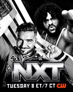 Ethan Page vs Tavion Heights NXT Graphic