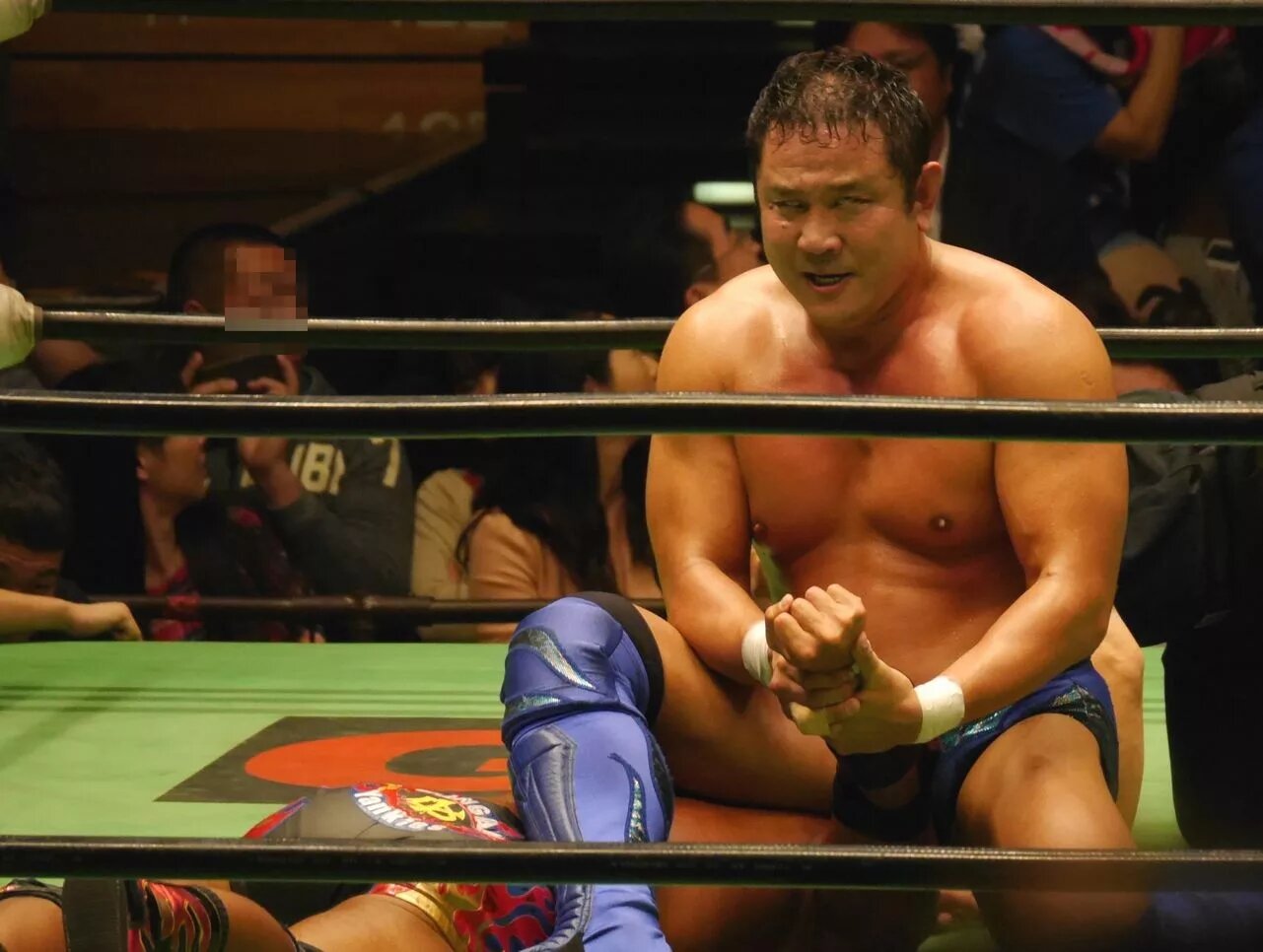 A photo of Yuji Nagata, who's set to face Hiroshi Tanahashi.