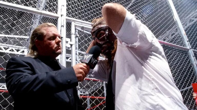 Nothing beats a Mankind mask for Halloween wrestling merchandise