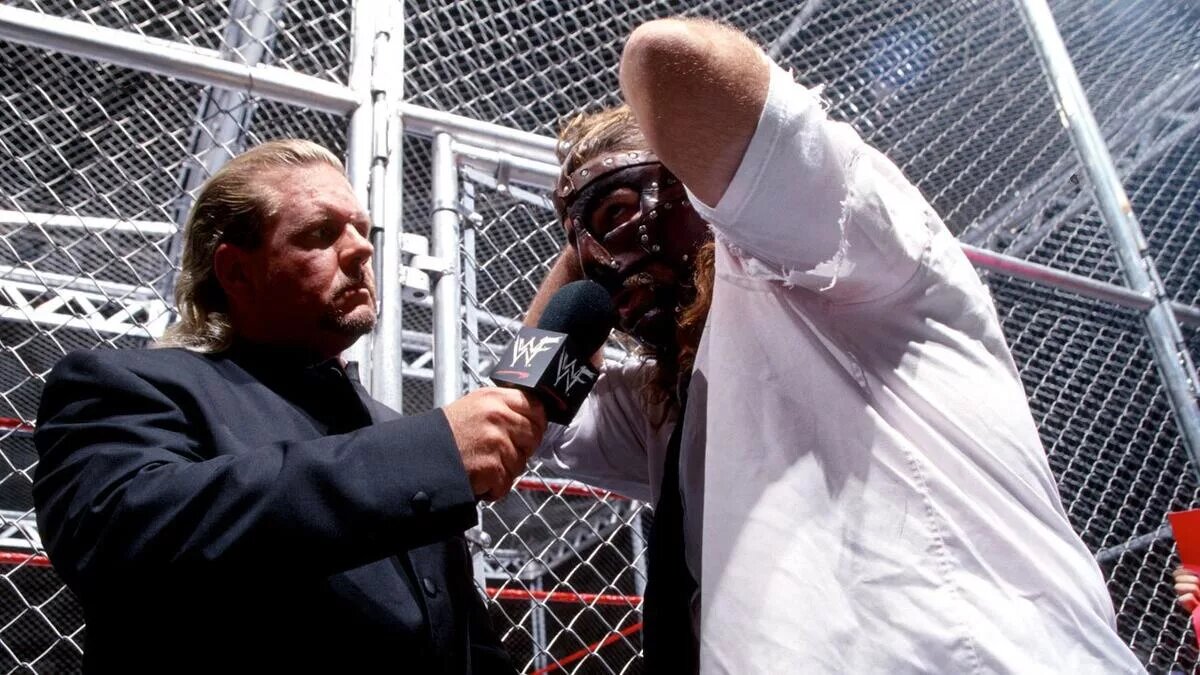 Nothing beats a Mankind mask for Halloween wrestling merchandise