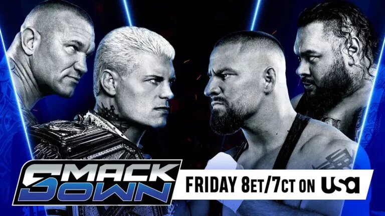 A graphic for the WWE SmackDown results for October 3, 2025.