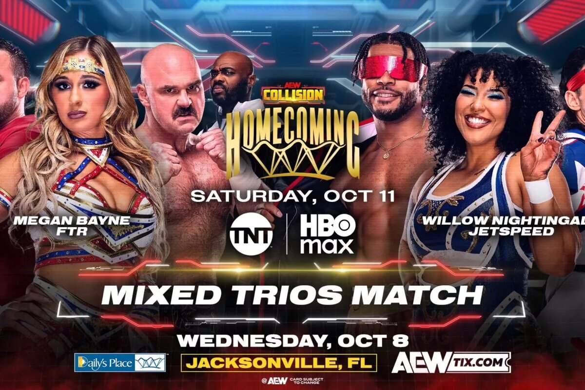A graphic for AEW Collision Homecoming.