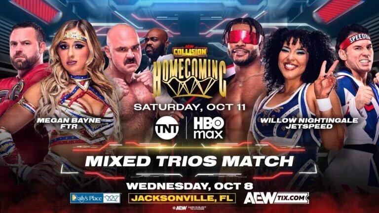 A graphic for AEW Collision Homecoming.