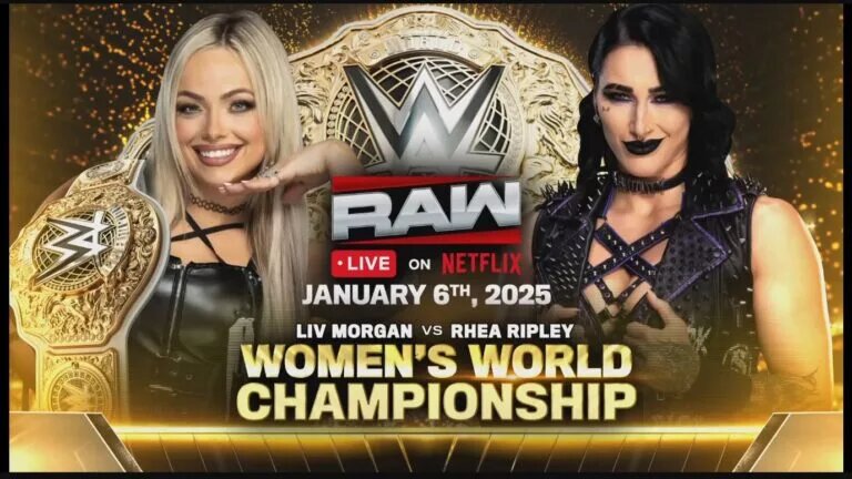 A graphic featuring WWE star Liv Morgan.