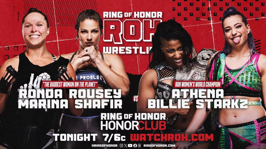 A graphic for potential winners of the AEW Women's Tag Team Championship.