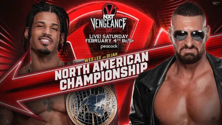 A graphic featuring WWE Releases Wes Lee.