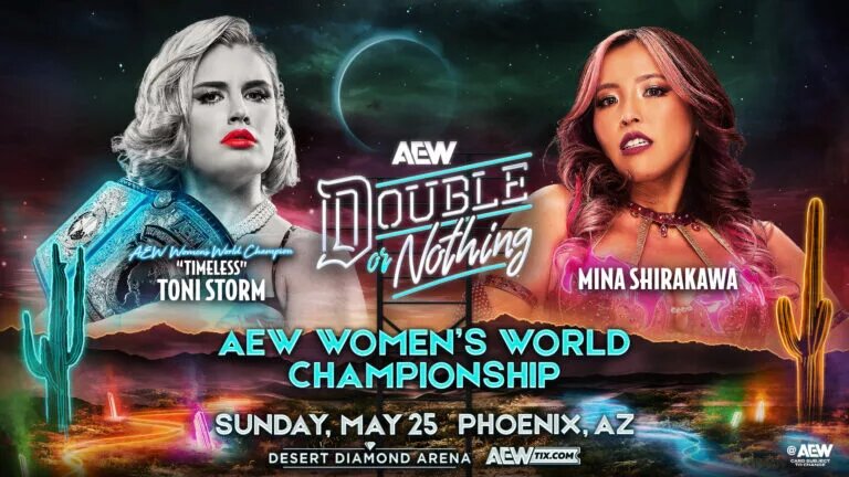 A graphic for potential winners of the AEW Women's Tag Team Championship.