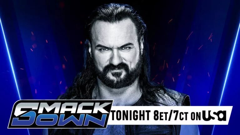 A graphic for the WWE SmackDown preview in San Diego, California, on October 17th, 2025.