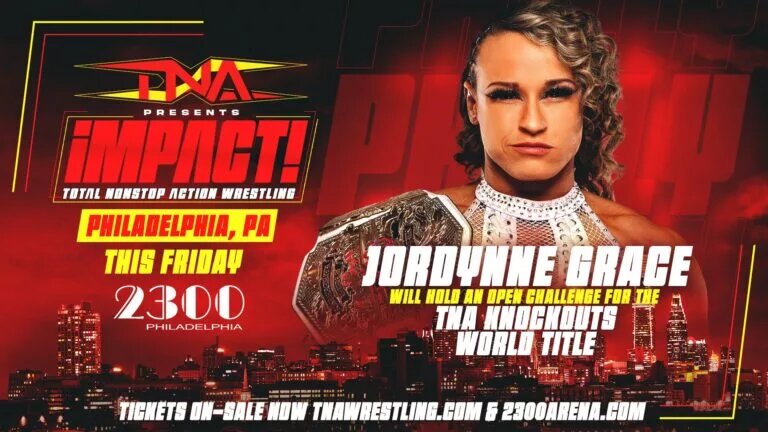 A graphic of former TNA Knockouts Champion and current WWE NXT star, Jordynne Grace.
