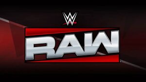 A WWE Raw graphic, featuring Austin Theory who turned out to be the masked man from WarGames.