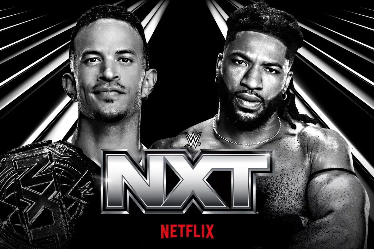 A graphic for the WWE NXT results for October 21, 2025.