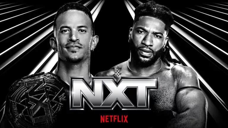 A graphic for the WWE NXT results for October 21, 2025.