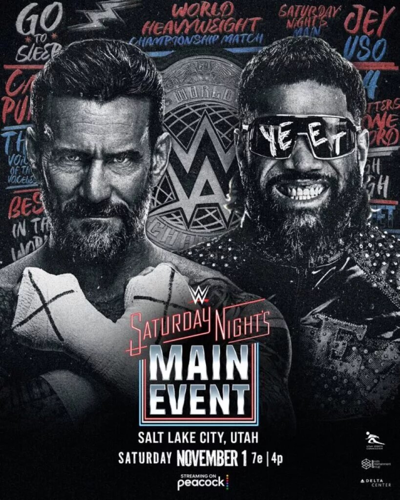 A WWE graphic featuring CM Punk