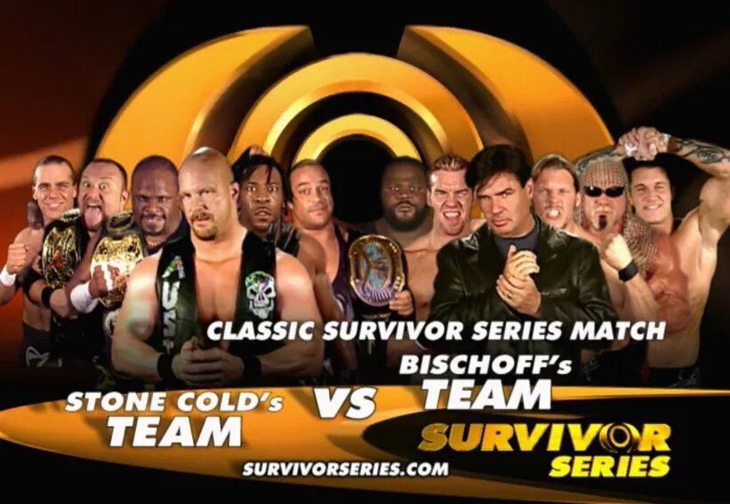 A graphic of the WWE Traditional Survivor Series Match.