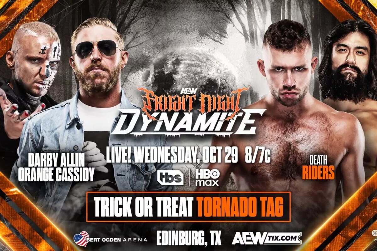 A graphic for AEW Dynamite Fright Night.