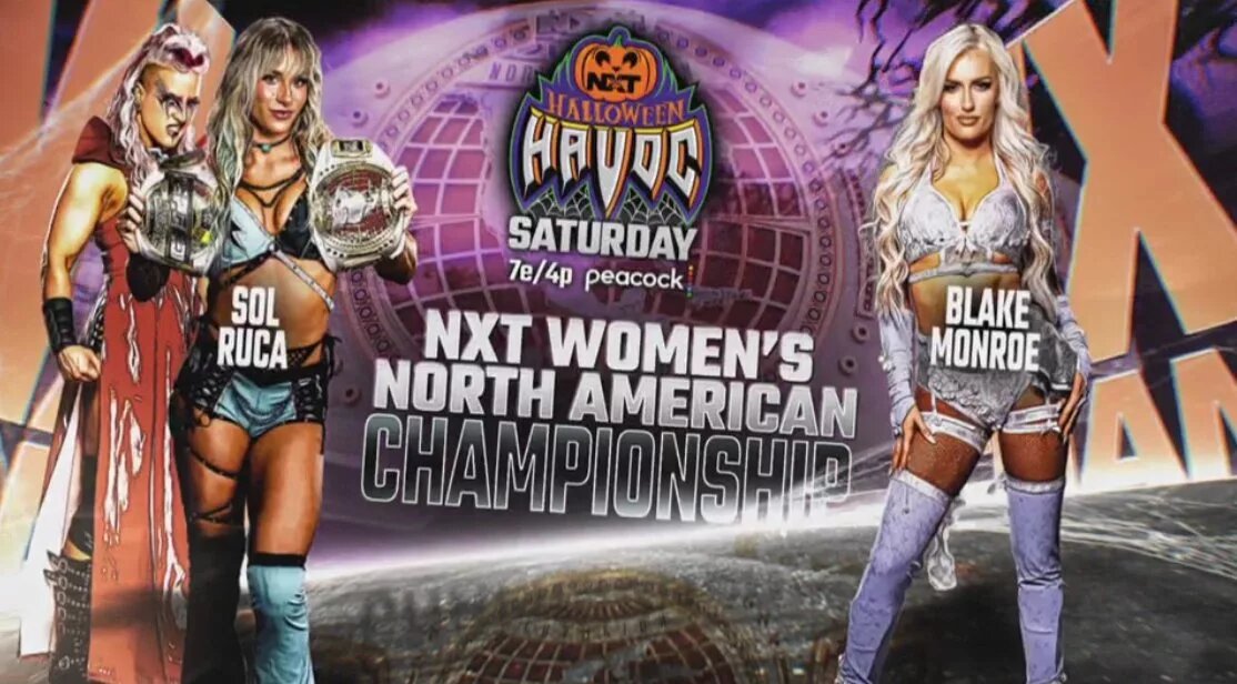 A WWE NXT Halloween Havoc featuring Zaria.