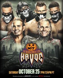 WWE NXT Graphic for Halloween Havoc The Hardy Boyz vs. DarkState