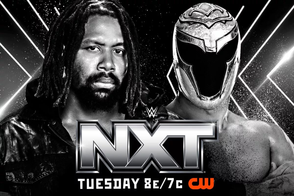 WWE NXT Graphic of Jasper Troy vs Axiom for in the Men's WWE Speed Tournament