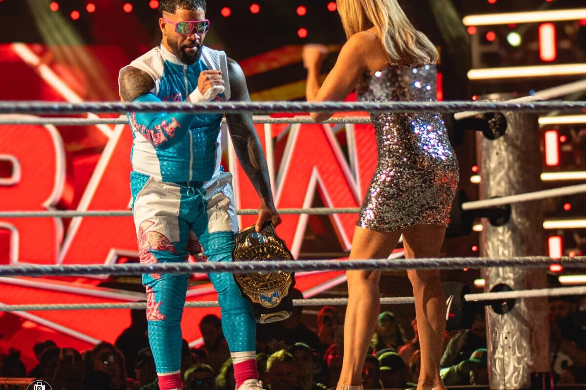 A photo of WWE star "Main Event" Jey Uso.