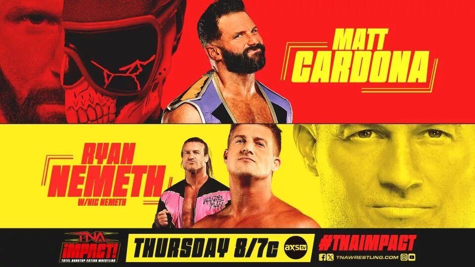 Matt Cardona and Ryan Nemeth graphic for TNA Wrestling