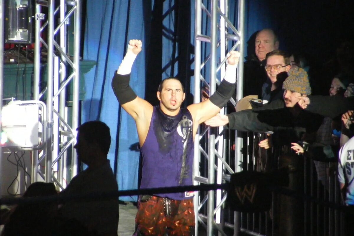 A graphic of former WWE star Matt Hardy, who spoke about Seth Rollins.
