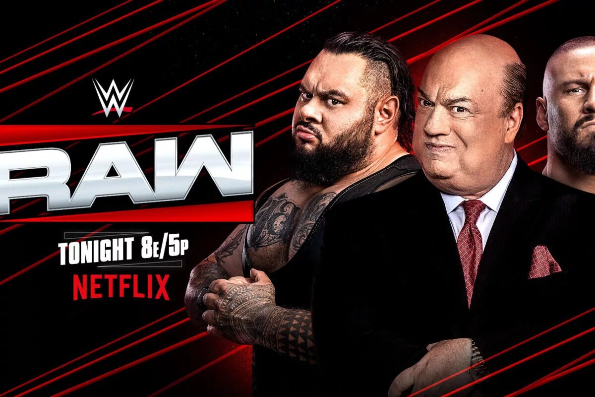 Raw graphic with Paul Heyman and the Vision