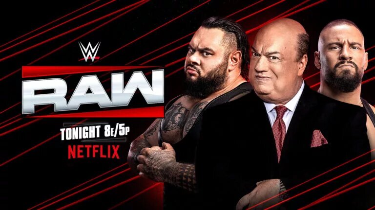 Raw graphic with Paul Heyman and the Vision
