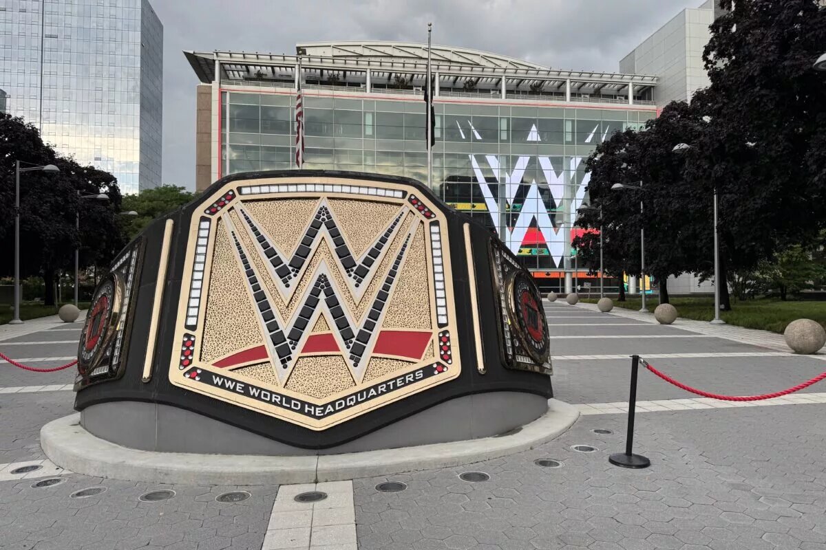 A photo of WWE HQ.