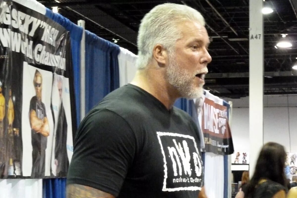 A photo of WWE legend Kevin Nash, who praised Bron Breakker.