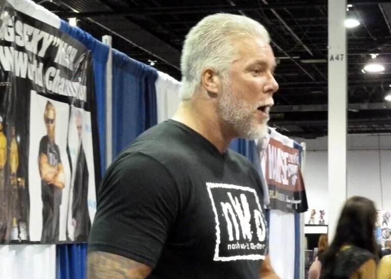 A photo of WWE legend Kevin Nash, who praised Bron Breakker.