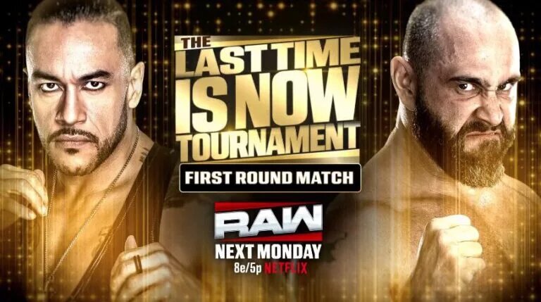 A graphic for the John Cena "The Last Time is Now" Tournament on WWE Raw.