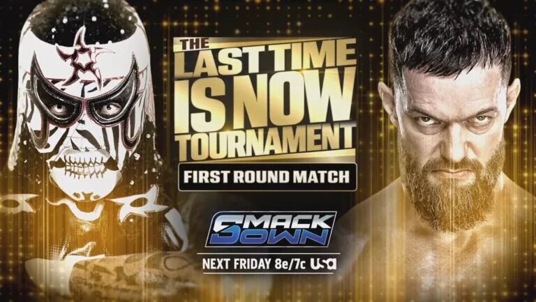 A WWE SmackDown preview graphic for November 21, 2025.