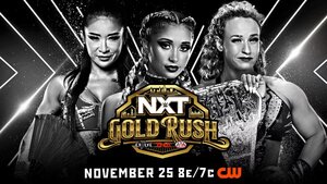 A graphic for NXT Gold Rush 2025.